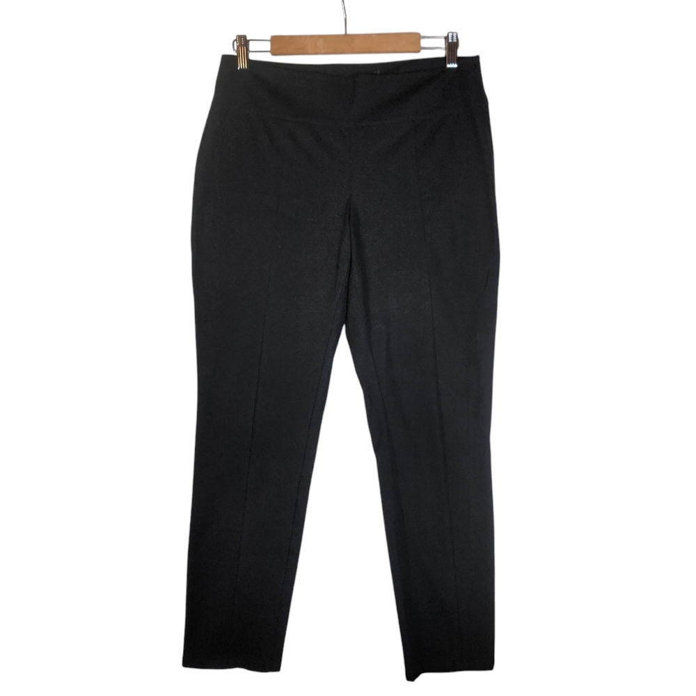 Eileen‎ Fisher Pants Women's Small Black Tapered Ankle Pleated Organic Cotton